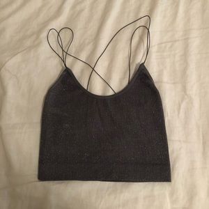 Urban Outfitters Sparkly Crop Top
